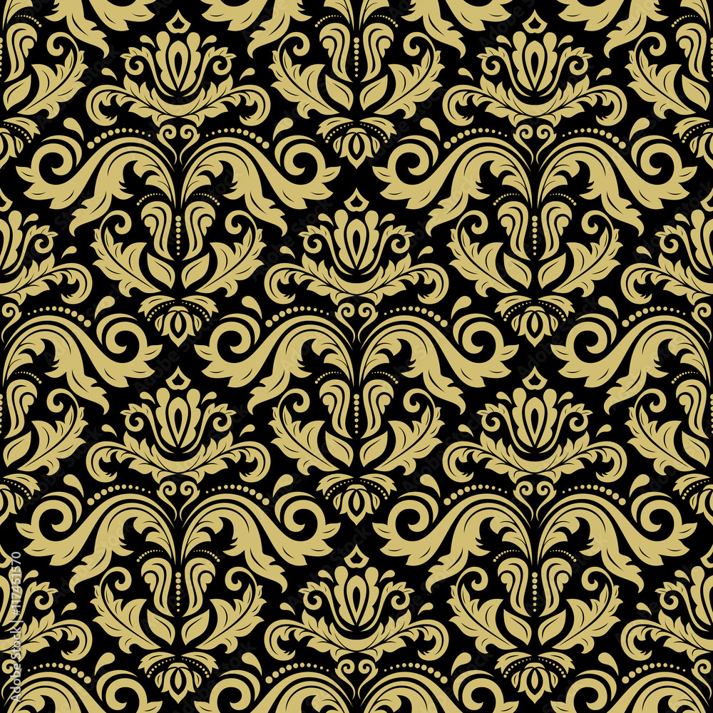 Seamless Vector Damask Pattern Seamless Vector Damask Pattern
