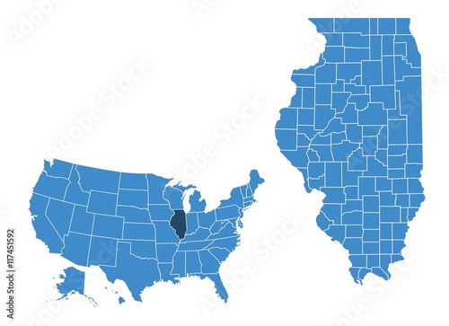 Map of Illinois