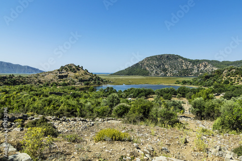 Turkey, Dalyan, ancient city Kaunos photo