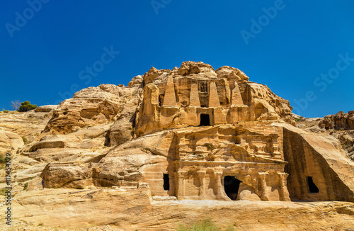 Obelisk Tomb and the Triclinium at Petra