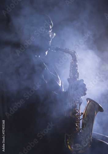 African American Jazz Musician Blues Club Preformer photo