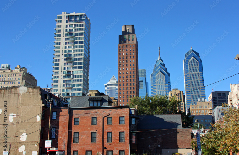 Fototapeta premium Paysage urbain à Philadelphie, USA