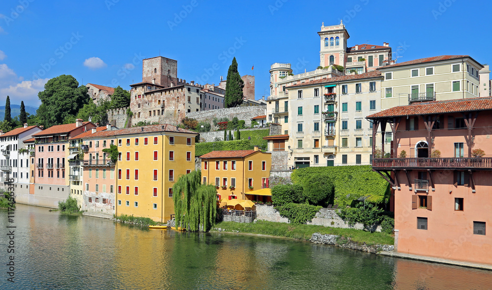 House of the city of Bassano City in Italy