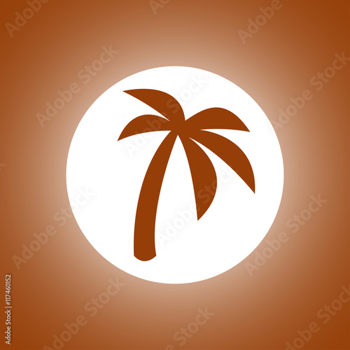 palm icon. Vector Eps 10