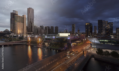 Melbourne sunset twilight transition