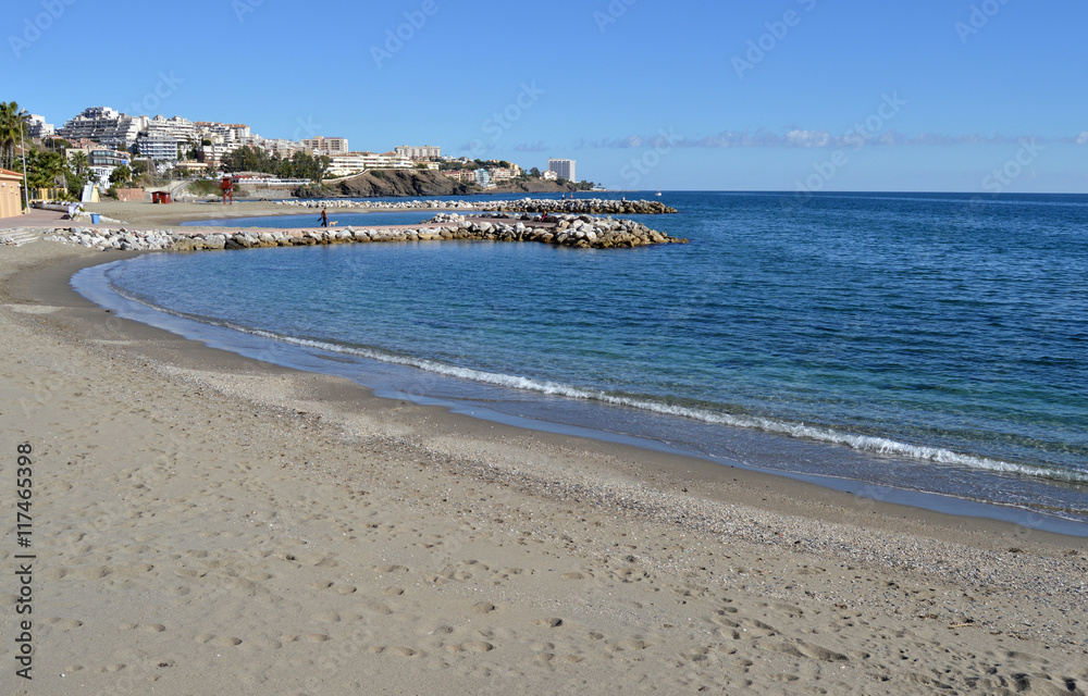 Playa, Benalmádena, costa, Málaga