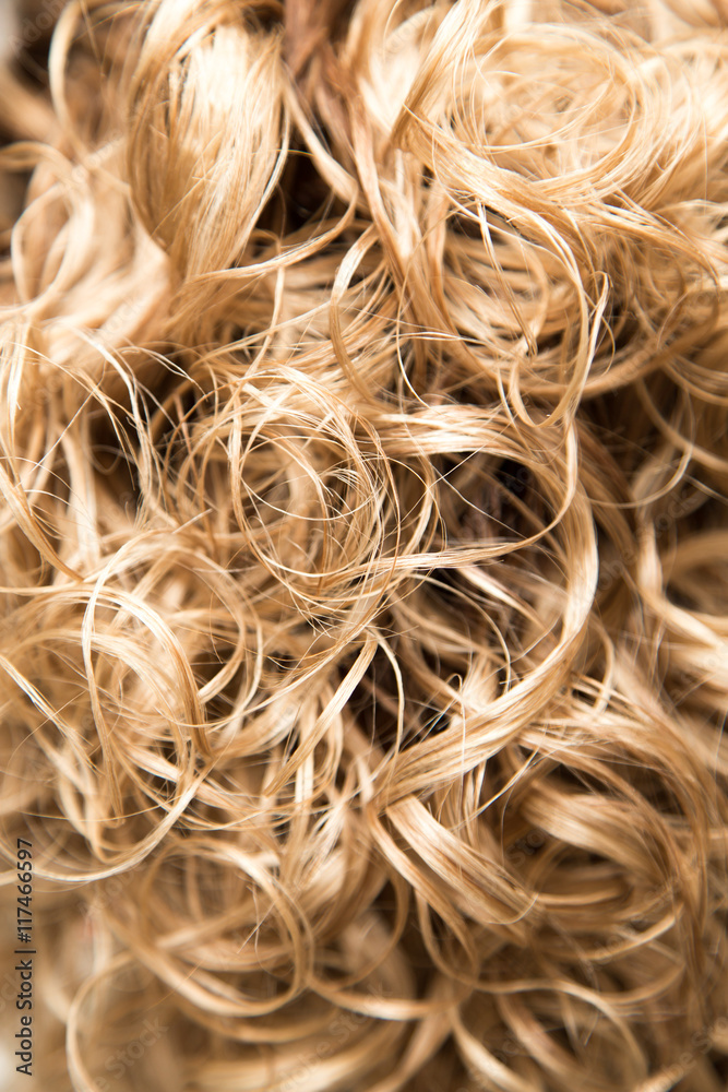 wavy hair as background. texture wavy hair as background. texture
