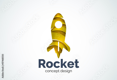 Rocket logo template