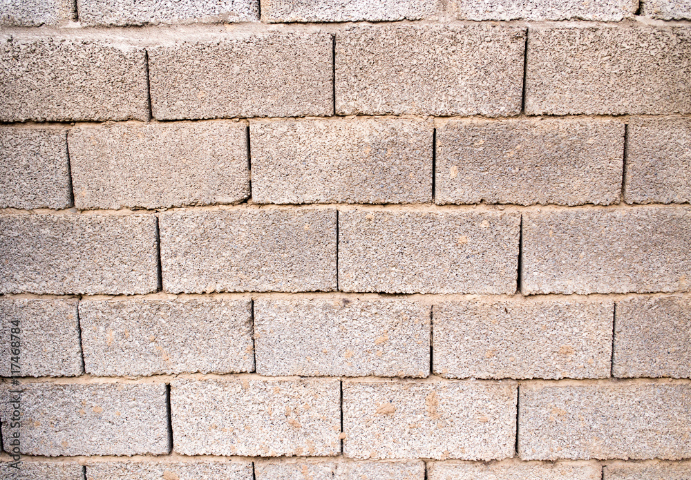 brick wall as background with slag brick wall as background with slag
