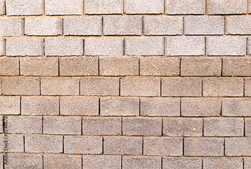 brick wall as background with slag