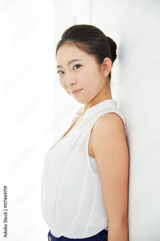 爽やかな女性 爽やかな女性