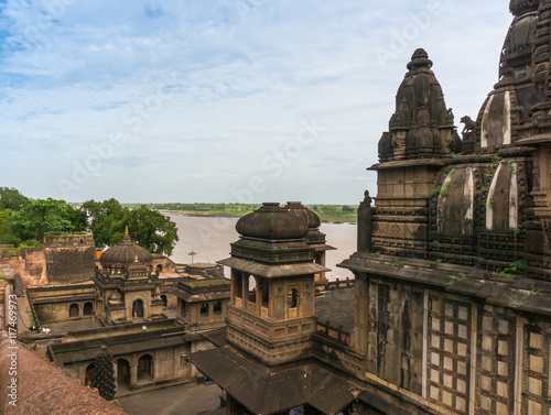 Exterior shots of Ahilya fort Maheshwar  photo