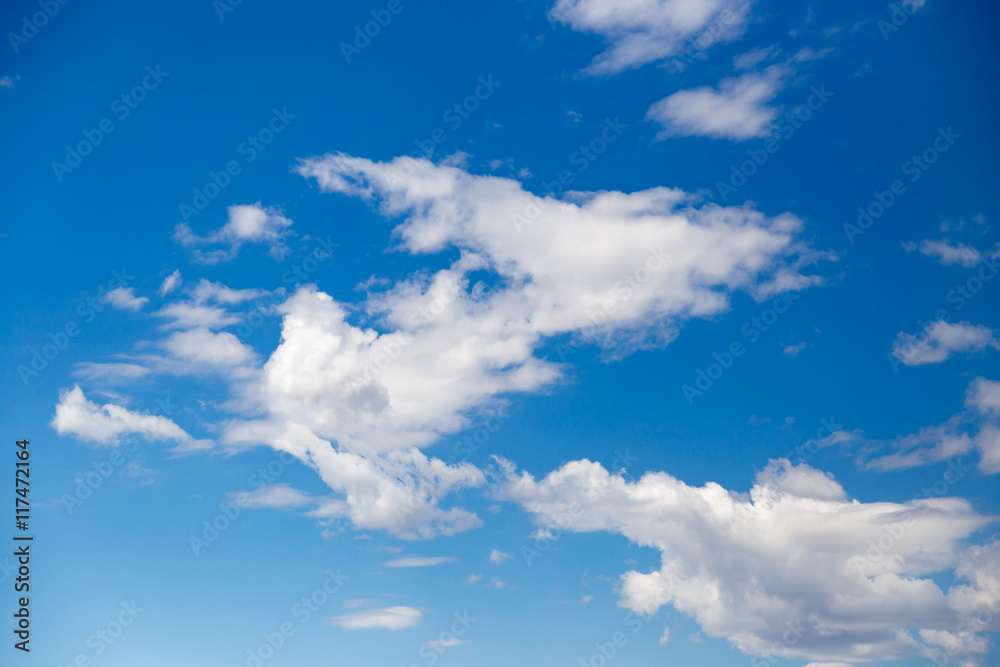 clouds in the blue sky clouds in the blue sky