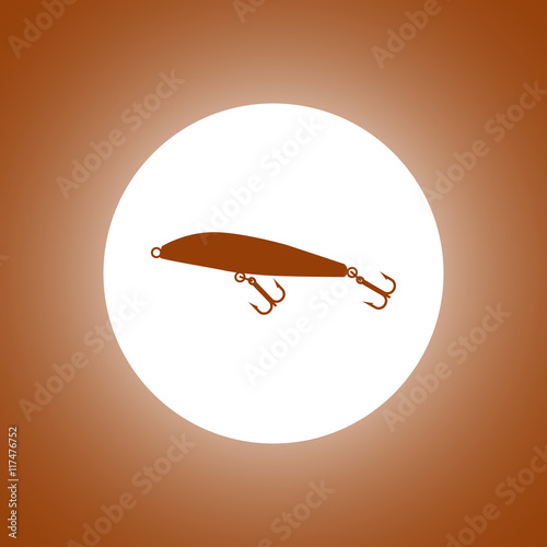 fishing wobbler. Vector concept illustration for design