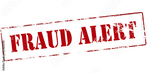 Fraud alert