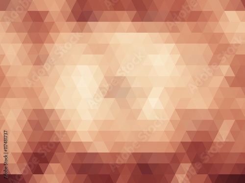 Abstract colorful brown tone mosaic background