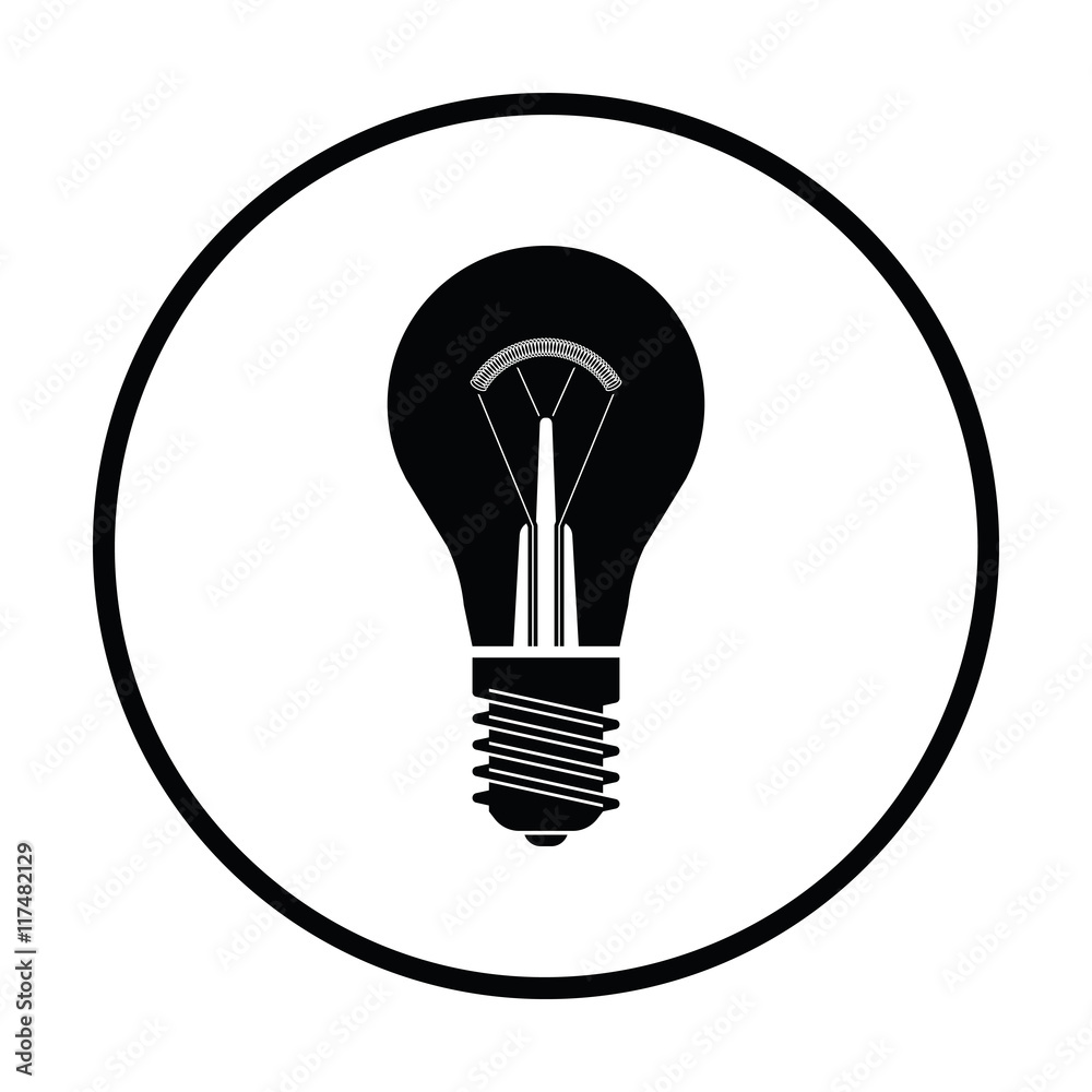 Electric bulb icon Electric bulb icon