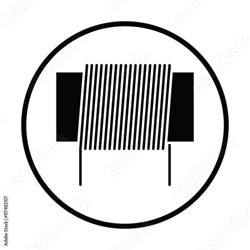 Inductor coil icon