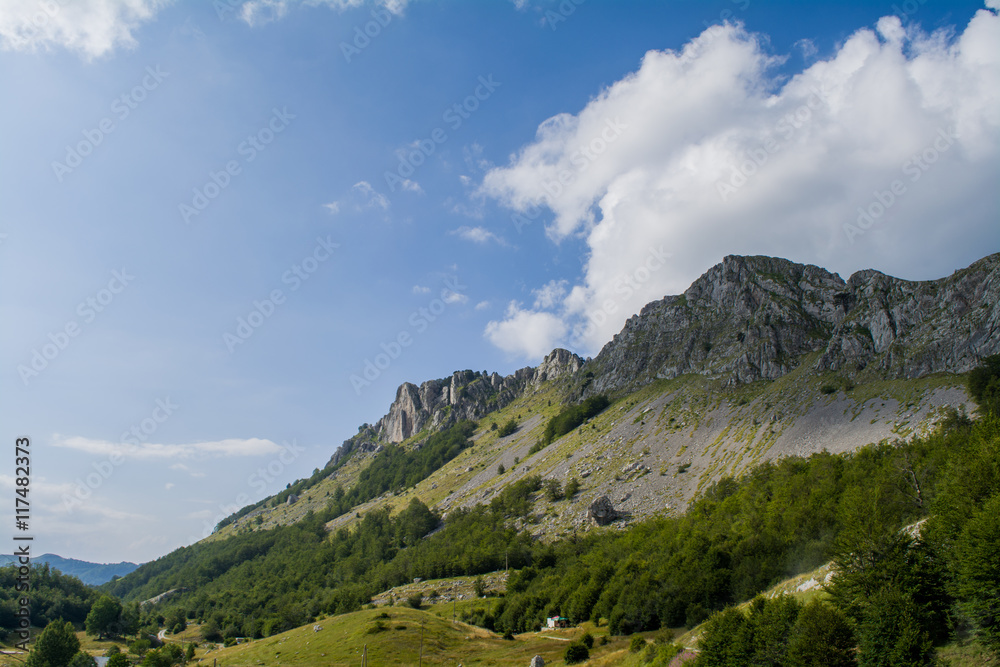 Fototapeta premium Beautiful rocky mountains