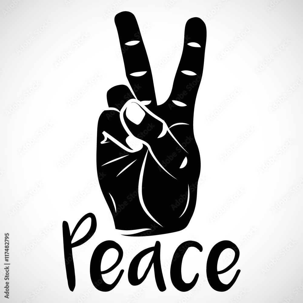 Zwei Finger\, image size:1000x1000