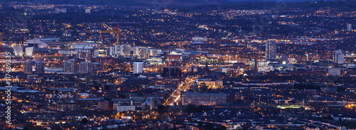 Aerial panorama of Belfast © Henryk Sadura