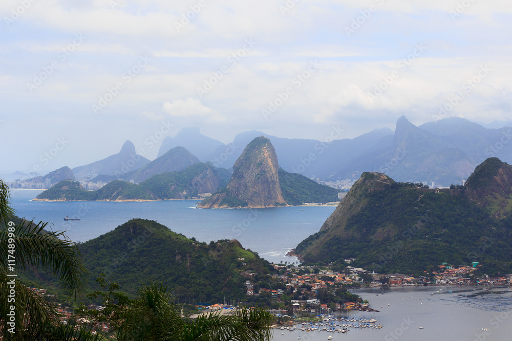 View of Rio de Janeiro from Niteroi, Brazil