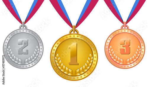 Gold medal best quality.vector number one, Gold medal on the white background