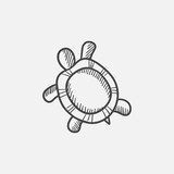 Turtle sketch icon.