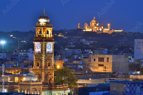 Clock Tower at twilight