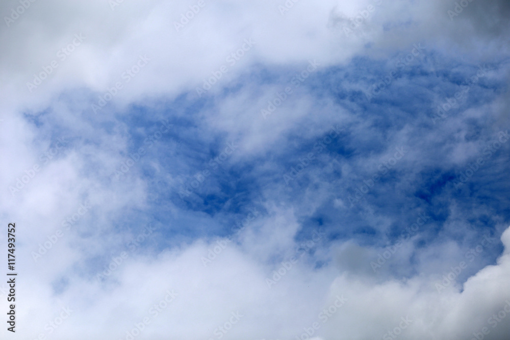 Cloudscape with Sky and Clouds Background