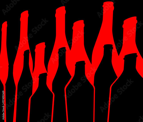 Bottle of Wine Background