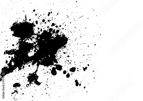 vector splatter black color background. illustration vector desi