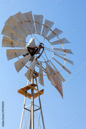 Windmill for Water Well Pump Closeup