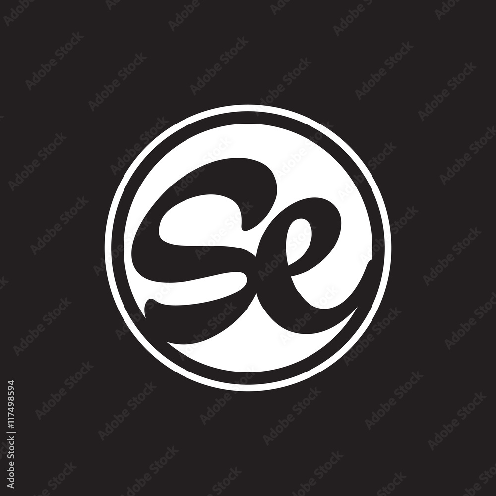 initial letter logo circle with ring white initial letter logo circle with ring white