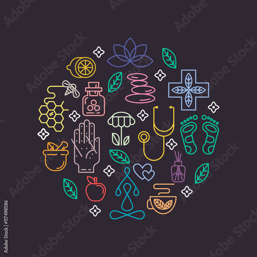 Alternative Medicine icons part 2.