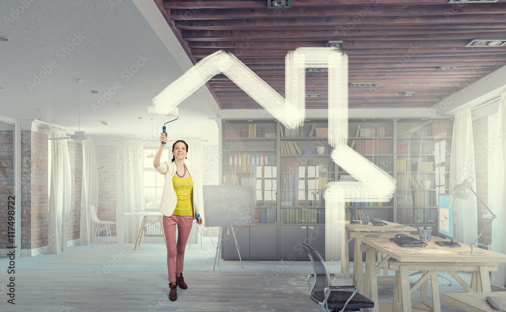 Fototapeta premium Home and house renovation . Mixed media