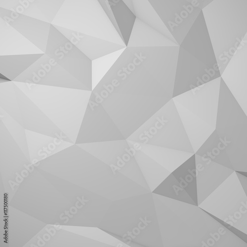 3d abstract low polygon background