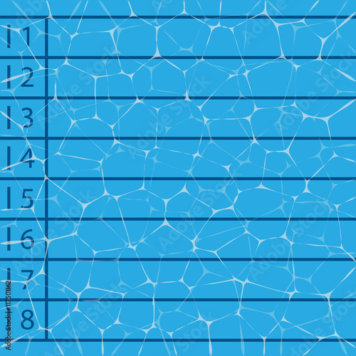 Swimming Lane with ripple - infographic background