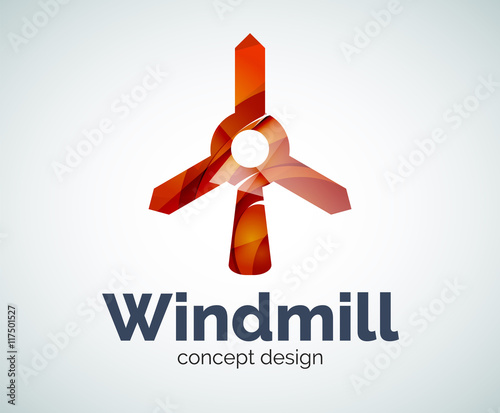 Windmill logo template