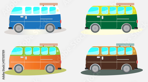 Vintage Passenger van car