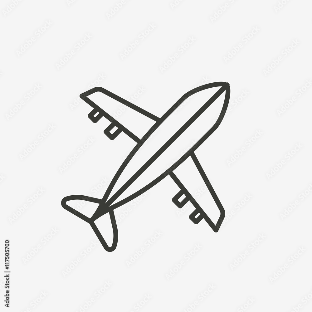 blank airplane icon blank airplane icon