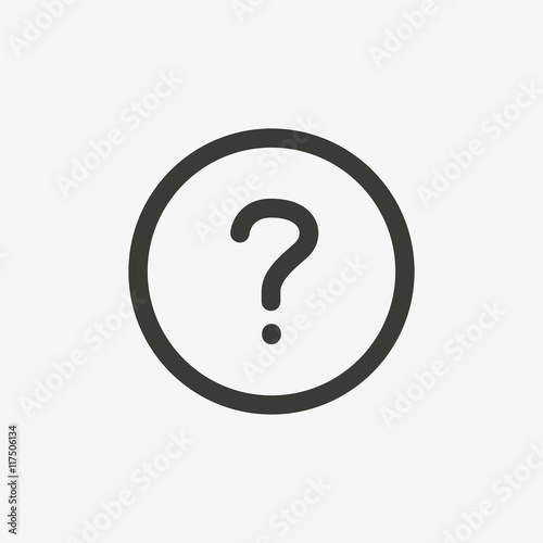 question outline icon