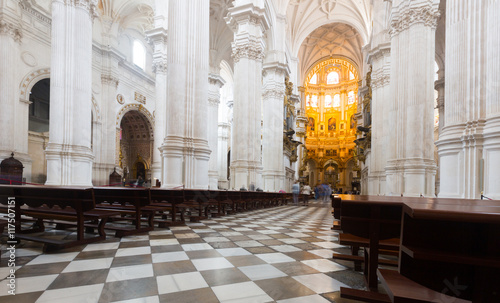  Interior of Cathedral of the Incarnation at Granada