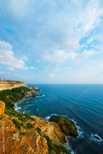 Sea and mountains in Crimea