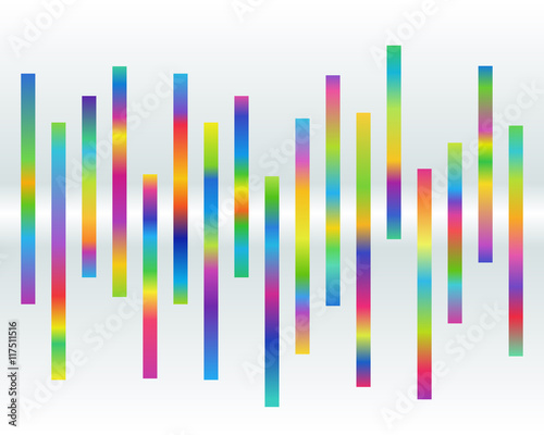 colorful gradation striped pattern background, abstract vector illustration