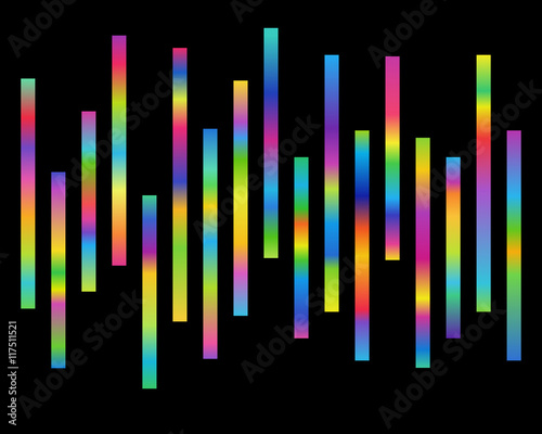 colorful gradation striped pattern background  abstract vector illustration