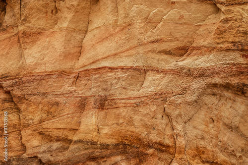 Sand cliffs