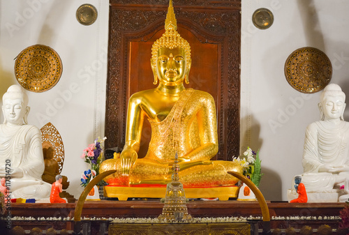 Interior View Of Temple Of The Sacred Tooth Relic , Kandy Sri Lanka photo