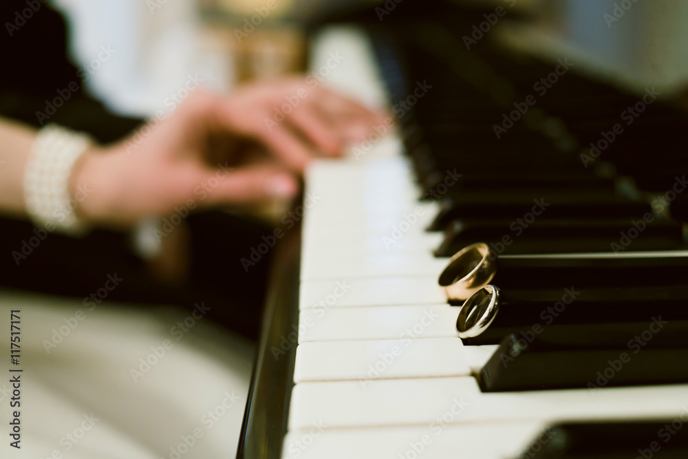 Obraz premium wedding rings