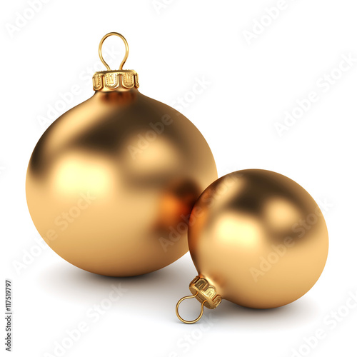 Gold Christmas ball